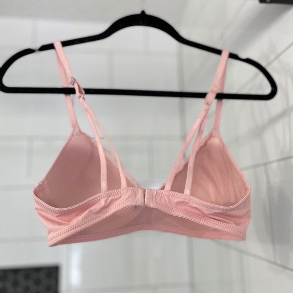 Aerie Real Happy Wireless Lightly Lined Bra - Pink - Picture 6 of 8